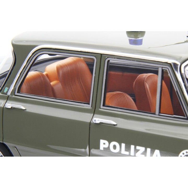 Alfa Romeo Giulia Super Polizia S.Volante 1969 green, Laudoracing-Model 1/18 scale