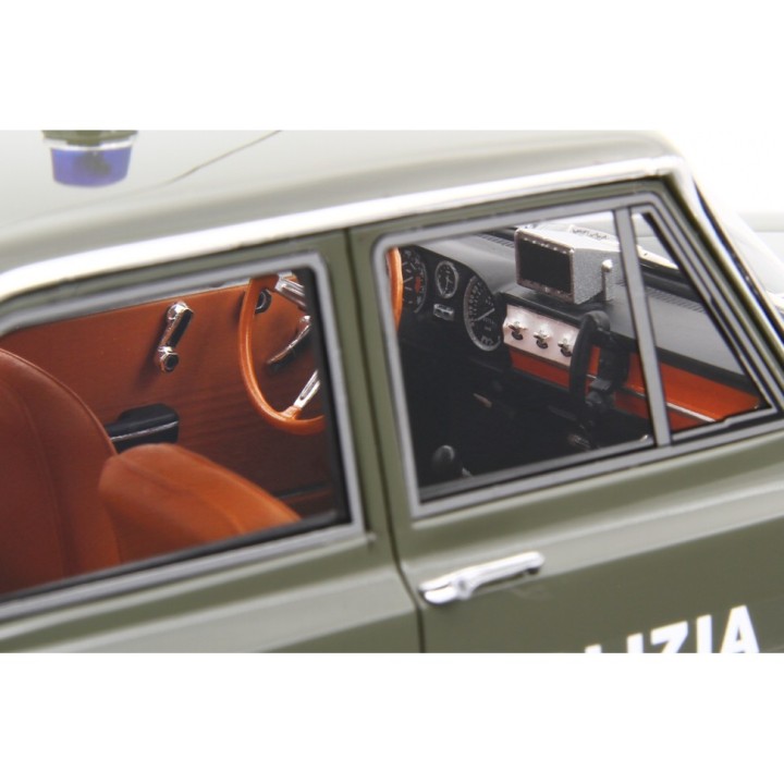 Alfa Romeo Giulia Super Polizia Stradale 1969 green, Laudoracing-Model 1/18 scale