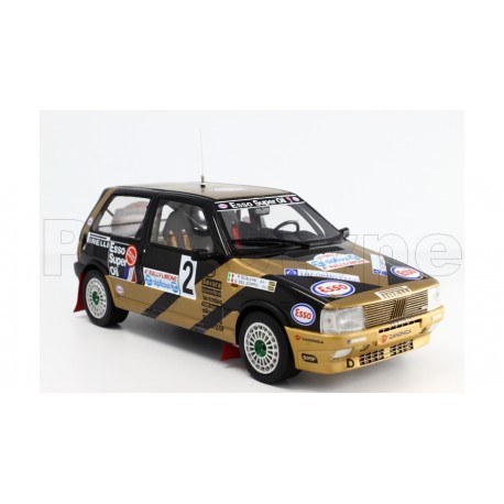 Fiat Uno Turbo i.e. Grifone Rally Limone 1987 Nr.2, Laudoracing-Model 1/18 scale