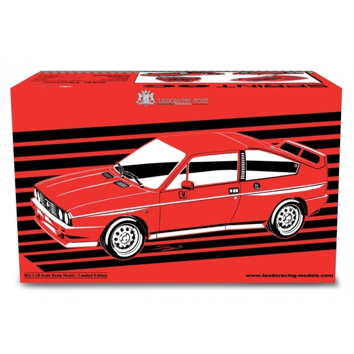 Alfa Romeo Sprint 6C Prototipo Autodelta 1983 červená, Laudoracing-Model 1:18