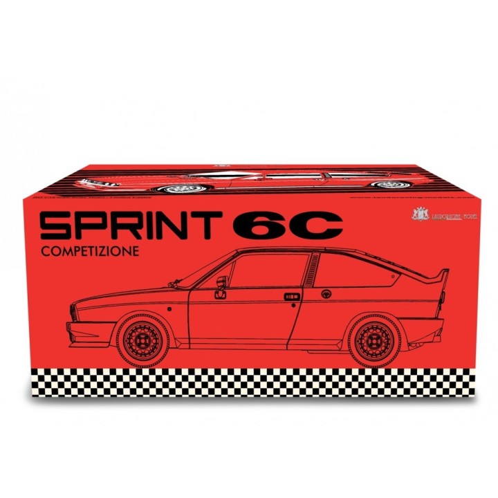 Alfa Romeo Sprint 6C Prototipo Autodelta 1983 red, Laudoracing-Model 1/18 scale
