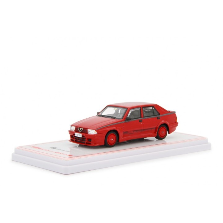 Alfa 75 1.8i Turbo Evoluzione 1987 red, Laudoracing-Model 1/43 scale