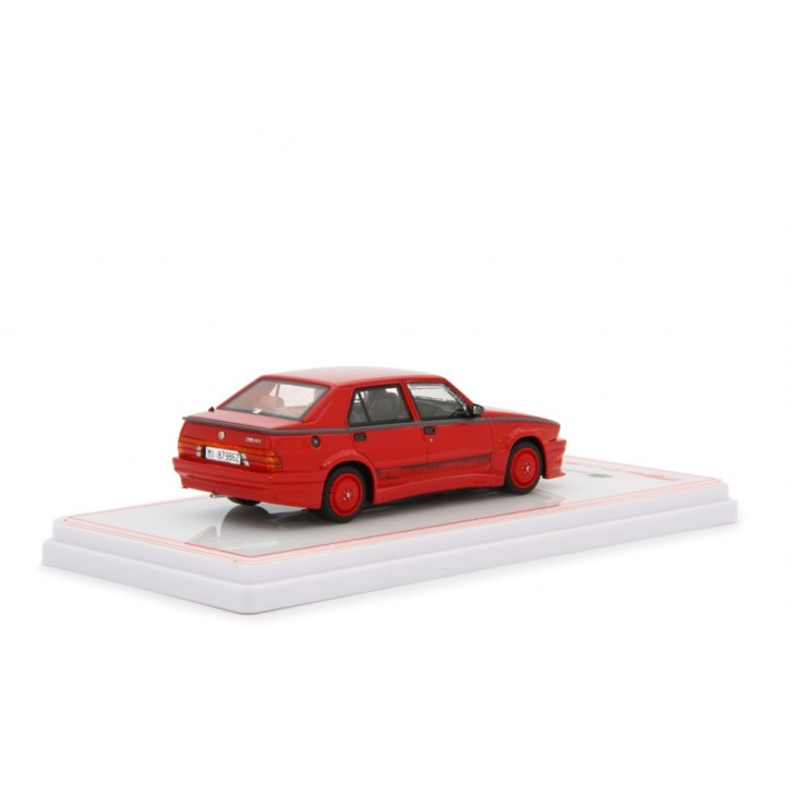 Alfa 75 1.8i Turbo Evoluzione 1987 red, Laudoracing-Model 1/43 scale
