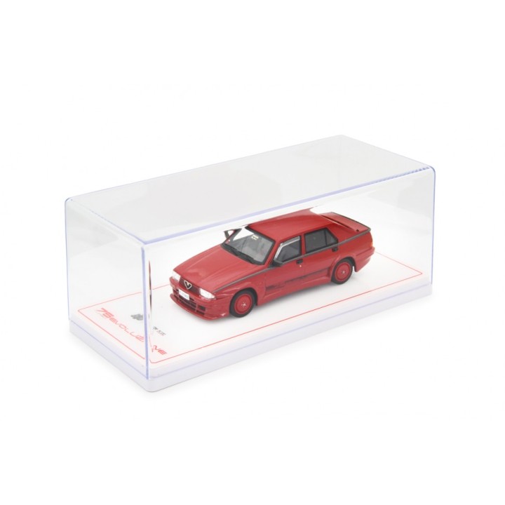 Alfa 75 1.8i Turbo Evoluzione 1987 red, Laudoracing-Model 1/43 scale
