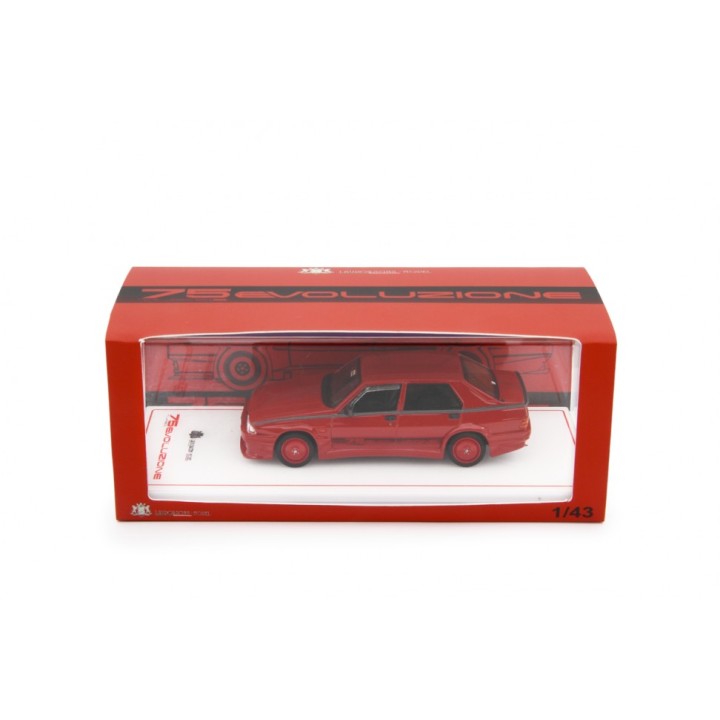 Alfa 75 1.8i Turbo Evoluzione 1987 červená, Laudoracing-Model 1:43