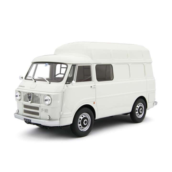 Alfa Romeo F12 Autocarro Tetto Sopralzato 1967 white, Laudoracing-Model 1/18
