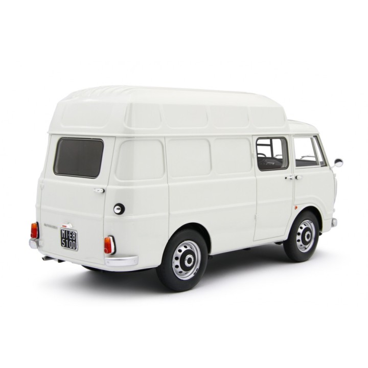 Alfa Romeo F12 Autocarro Tetto Sopralzato 1967 white, Laudoracing-Model 1/18