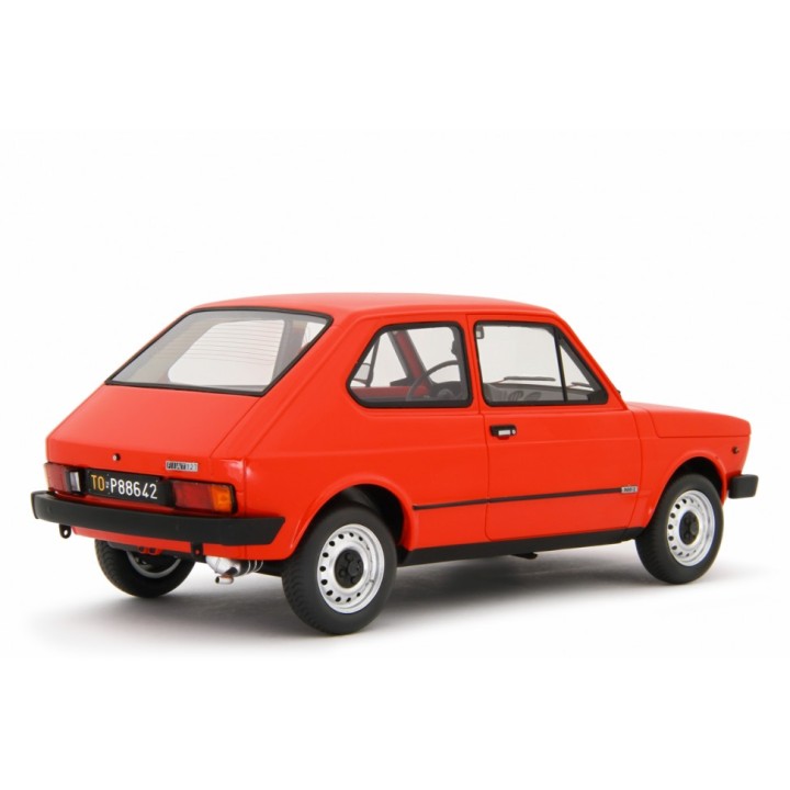 Fiat 127 L 1977 orange, Laudoracing-Model 1/18 scale