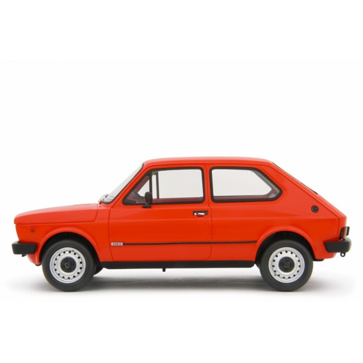 Fiat 127 L 1977 orange, Laudoracing-Model 1/18 scale