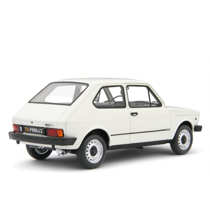 Fiat 127 L 1977 bílá, Laudoracing-Model 1:18