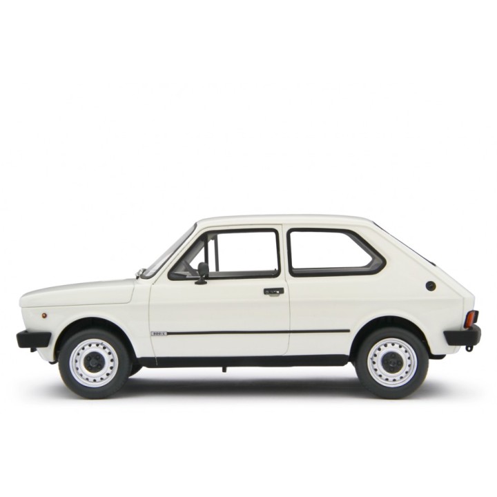 Fiat 127 L 1977 white, Laudoracing-Model 1/18 scale