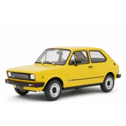 Fiat 127 L 1977 yellow, Laudoracing-Model 1/18 scale