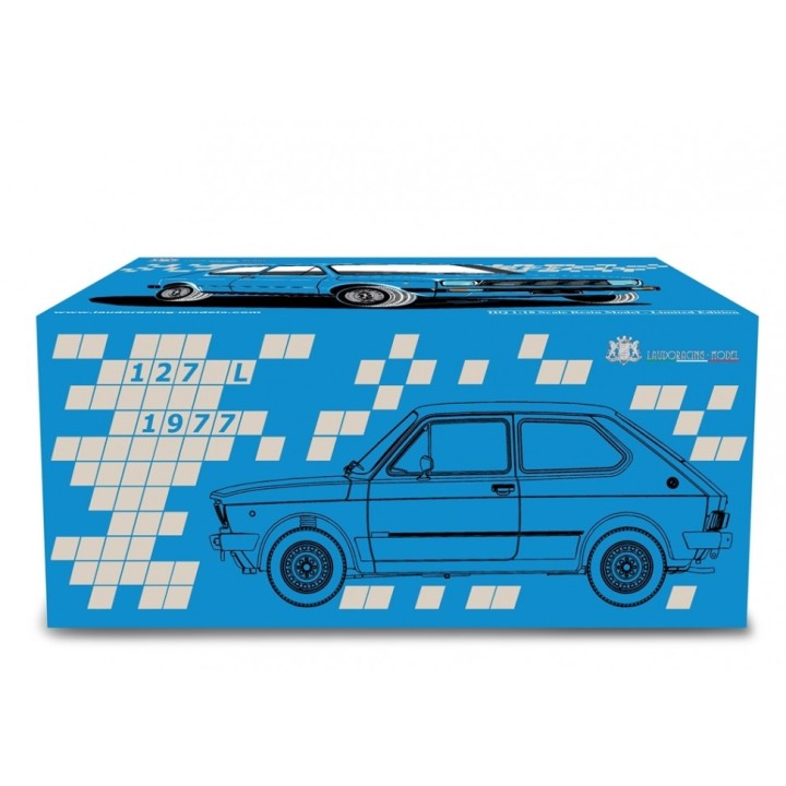 Fiat 127 L 1977 zelená, Laudoracing-Model 1:18