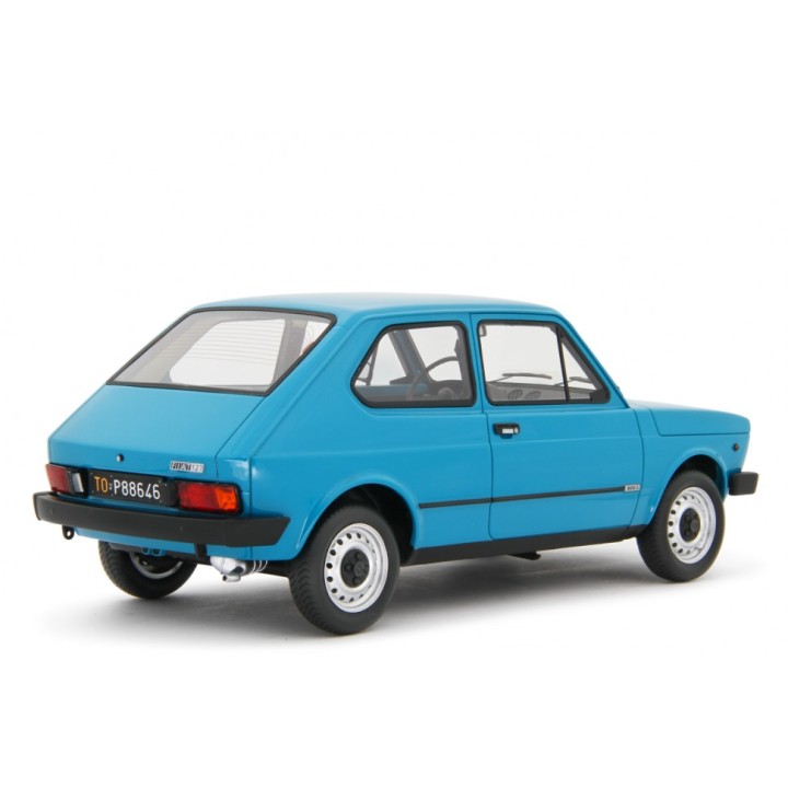 Fiat 127 L 1977 blue, Laudoracing-Model 1/18 scale
