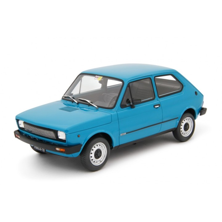 Fiat 127 L 1977 blue, Laudoracing-Model 1/18 scale