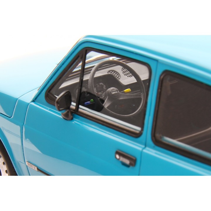 Fiat 127 L 1977 blue, Laudoracing-Model 1/18 scale