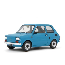 Fiat 126 Base 1976 blue, Laudoracing-Model 1/18 scale