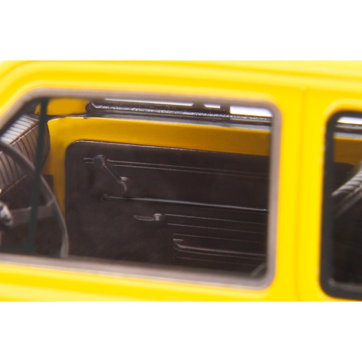 Fiat 126 Base 1976 yellow, Laudoracing-Model 1/18 scale