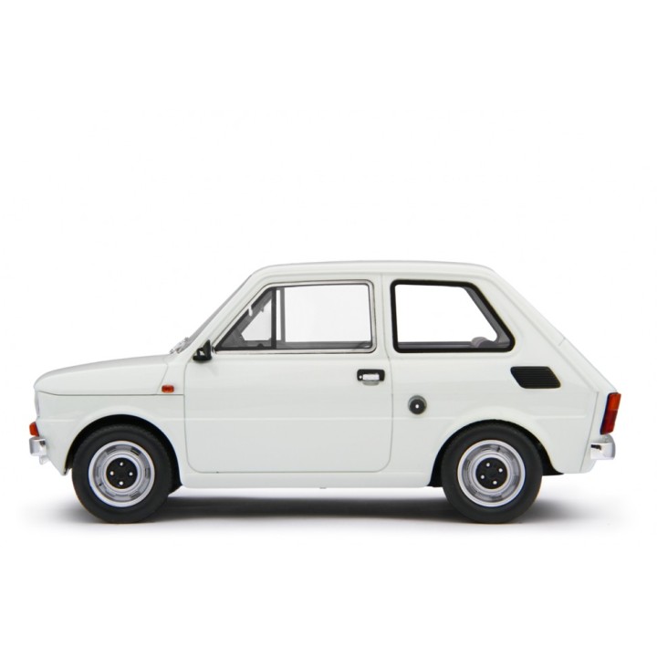 Fiat 126 Base 1976 bílá, Laudoracing-Model 1:18