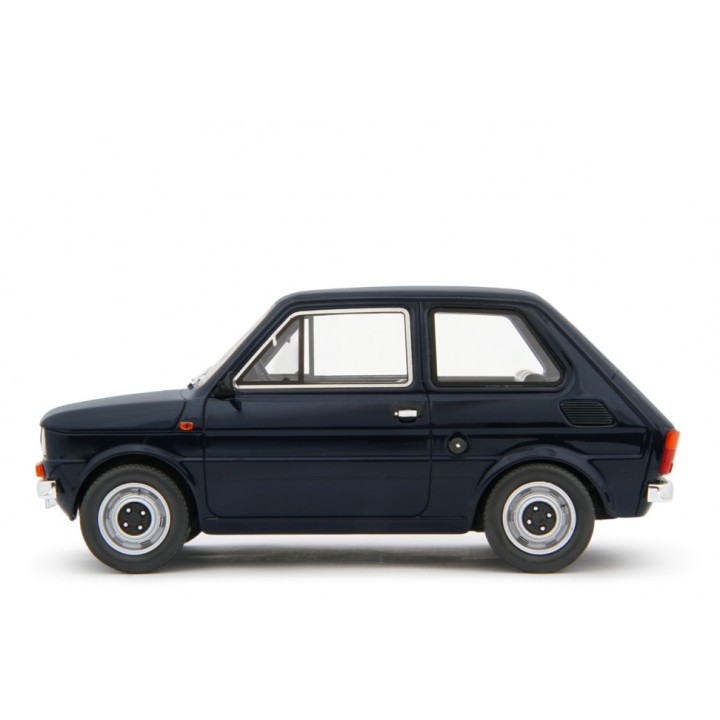 Fiat 126 Base 1976 blue, Laudoracing-Model 1/18 scale