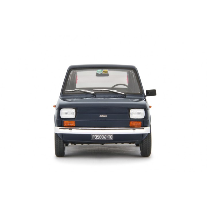Fiat 126 Base 1976 modrá, Laudoracing-Model 1:18