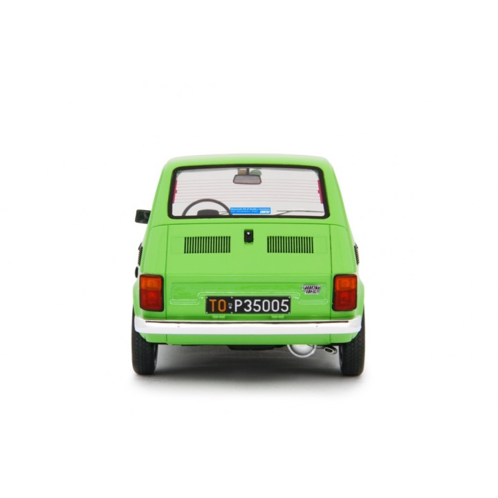 Fiat 126 Base 1976 green, Laudoracing-Model 1/18 scale