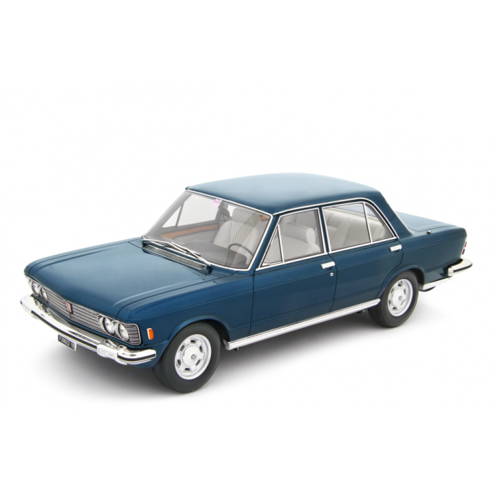 Fiat 130 Coupe 1971 blue metallic - model cars by Laudoracing-Model 1/18