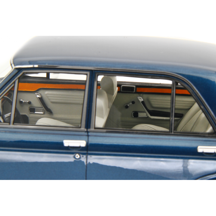 Fiat 130 Coupe 1971 blue metallic - model cars by Laudoracing-Model 1/18
