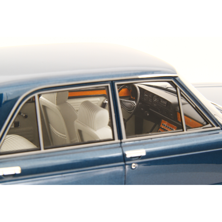 Fiat 130 Coupe 1971 blue metallic - model cars by Laudoracing-Model 1/18