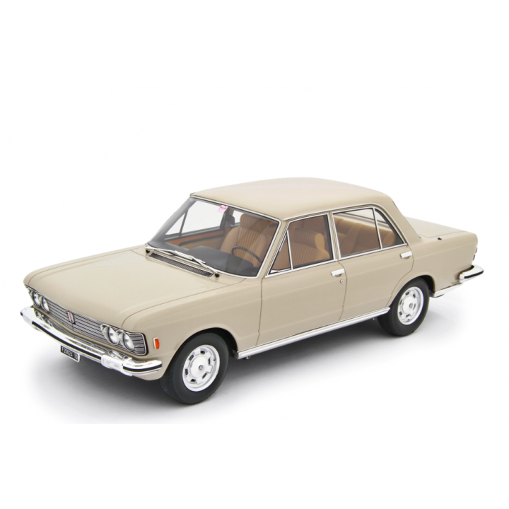 Fiat 130 Coupe 1971 beige - model cars by Laudoracing-Model 1/18