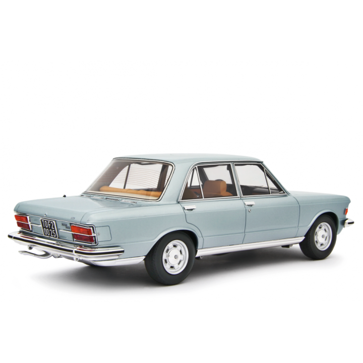 Fiat 130 Coupe 1971 silver - model cars by Laudoracing-Model 1/18
