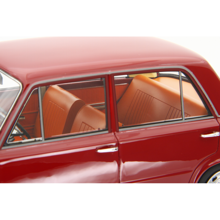 Fiat 124 1. série 1966 červená - modely Laudoracing-Model 1:18