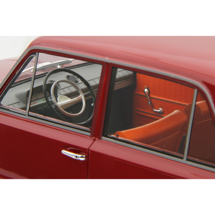 Fiat 124 1. série 1966 červená - modely Laudoracing-Model 1:18