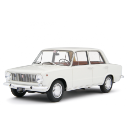 Fiat 124 1° Serie 1966 white - models by Laudoracing-Model 1/18