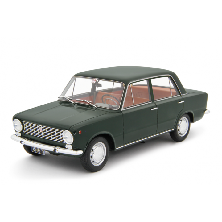 Fiat 124 1° Serie 1966 green - models by Laudoracing-Model 1/18