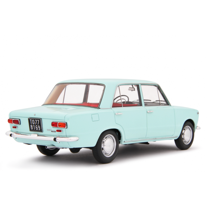 Fiat 124 1. série 1966 světle modrá - modely Laudoracing-Model 1:18