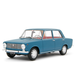 Fiat 124 1° Serie 1966 blue - models by Laudoracing-Model 1/18