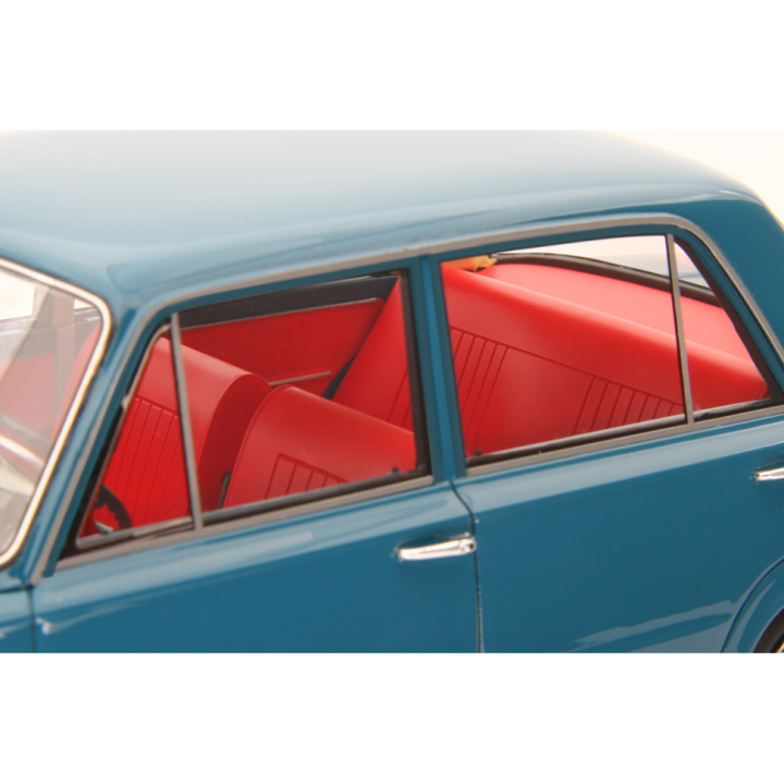 Fiat 124 1° Serie 1966 blue - models by Laudoracing-Model 1/18