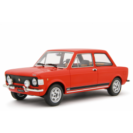 Fiat 128 Rally 2° serie 1972 red - model cars by Laudoracing-Model 1/18