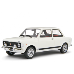 Fiat 128 Rally 2. série 1972 bílá - modely od Laudoracing-Model 1:18