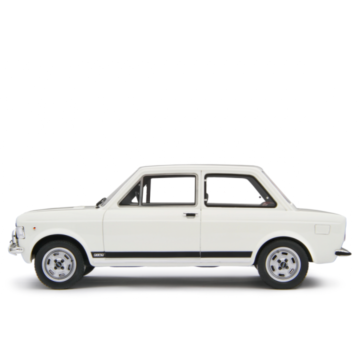 Fiat 128 Rally 2° serie 1972 white - model cars by Laudoracing-Model 1/18