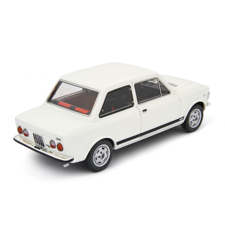 Fiat 128 Rally 2° serie 1972 white - model cars by Laudoracing-Model 1/18