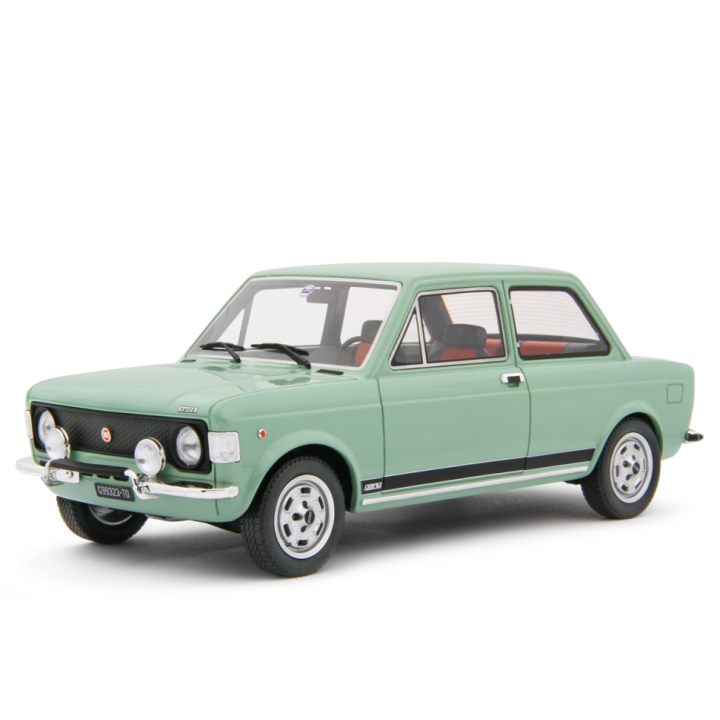 Fiat 128 Rally 2° serie 1972 green - model cars by Laudoracing-Model 1/18