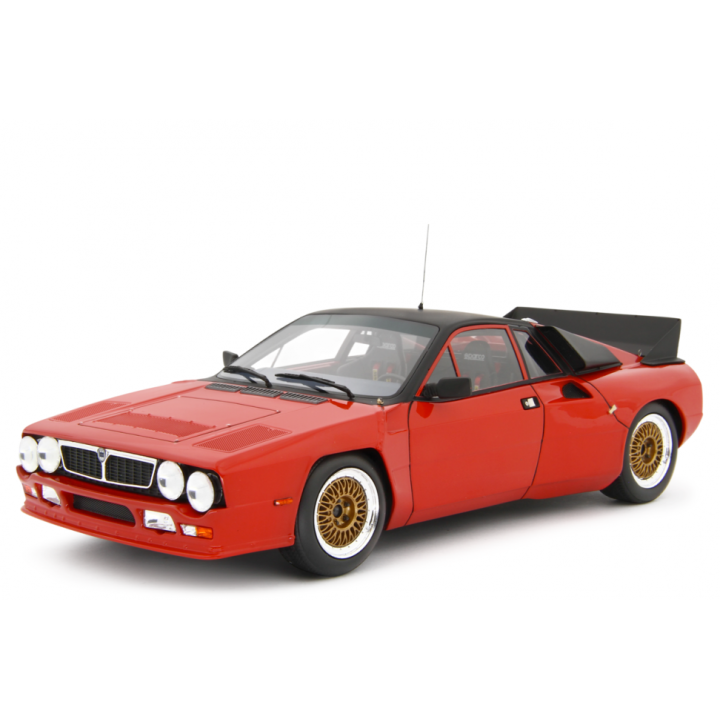 Lancia Rally SE-037 0001 Prototipo 1980 LM221A red - model cars Laudoracing-Model 1/18