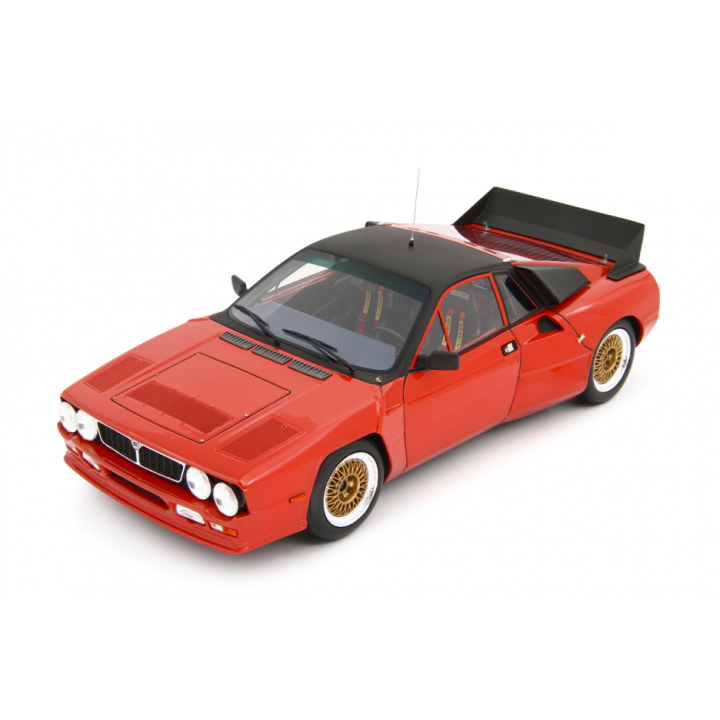Lancia Rally SE-037 0001 Prototipo 1980 LM221A red - model cars Laudoracing-Model 1/18