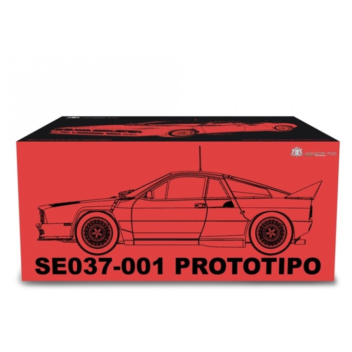 Lancia Rally SE-037 0001 Prototipo 1980 LM221A red - model cars Laudoracing-Model 1/18