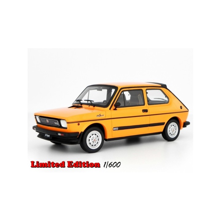 Fiat 127 Sport 70 HP, barva oranžová, Laudoracing-Models 1:18