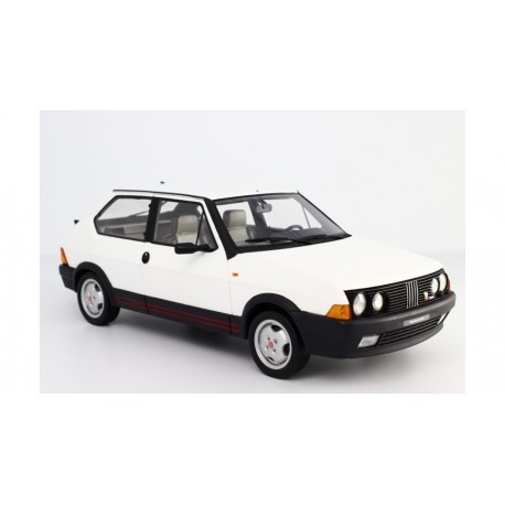 Fiat Ritmo Abarth 130 TC 1983 white, Laudoracing-Model 1/18 scale